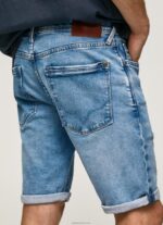 ⁦גברים 4N8XB821 Pepe Jeans דֵנִים מכנסי ג'ינס קצרים בכושר סטנלי⁩ – תמונה ⁦4⁩