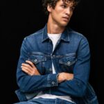 גברים 4N8XB823 Pepe Jeans דֵנִים ז'קט ג'ינס בכושר רגיל