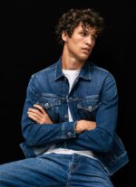 גברים 4N8XB823 Pepe Jeans דֵנִים ז'קט ג'ינס בכושר רגיל