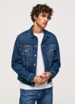 ⁦גברים 4N8XB823 Pepe Jeans דֵנִים ז'קט ג'ינס בכושר רגיל⁩ – תמונה ⁦3⁩