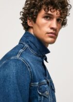 ⁦גברים 4N8XB823 Pepe Jeans דֵנִים ז'קט ג'ינס בכושר רגיל⁩ – תמונה ⁦4⁩