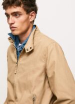 ⁦גברים 4N8XB830 Pepe Jeans גָמָל מעיל הרינגטון מכותנה⁩ – תמונה ⁦5⁩
