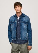 ⁦גברים 4N8XB831 Pepe Jeans דֵנִים ז'קט ג'ינס בהתאמה רגילה pinner⁩ – תמונה ⁦2⁩