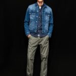 גברים 4N8XB831 Pepe Jeans דֵנִים ז'קט ג'ינס בהתאמה רגילה pinner