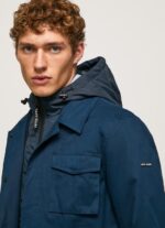 ⁦גברים 4N8XB832 Pepe Jeans dulwich פארקה קצרה עם סינר נשלף⁩ – תמונה ⁦3⁩