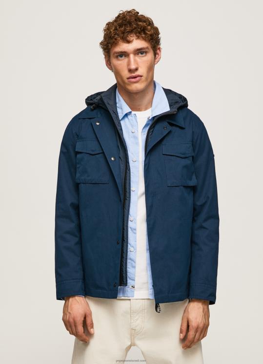 d792d791d7a8d799d79d_4n8xb832_pepe_jeans_dulwich_d7a4d790d7a8d7a7d794_d7a7d7a6d7a8d794_d7a2d79d_d7a1d799d7a0d7a8_d7a0d7a9d79cd7a3.jpg גברים 4N8XB832 Pepe Jeans dulwich פארקה קצרה עם סינר נשלף – תמונה 1