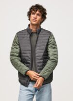 גברים 4N8XB837 Pepe Jeans שטוף שחור מעיל פוך מרופד