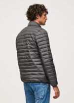 ⁦גברים 4N8XB839 Pepe Jeans שטוף שחור מעיל פוך מרופד⁩ – תמונה ⁦4⁩