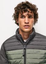 ⁦גברים 4N8XB840 Pepe Jeans שטוף שחור חזייה מרופדת בלוק צבעוני⁩ – תמונה ⁦3⁩