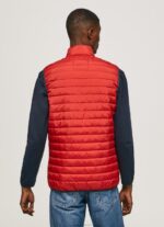 ⁦גברים 4N8XB843 Pepe Jeans סטודיו אדום חזייה מרופדת עם רוכסן⁩ – תמונה ⁦4⁩