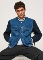 ⁦גברים 4N8XB846 Pepe Jeans דֵנִים מעיל בד משולב⁩ – תמונה ⁦2⁩