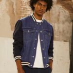 גברים 4N8XB846 Pepe Jeans דֵנִים מעיל בד משולב