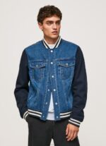 ⁦גברים 4N8XB846 Pepe Jeans דֵנִים מעיל בד משולב⁩ – תמונה ⁦4⁩