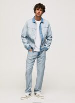⁦גברים 4N8XB848 Pepe Jeans דֵנִים ז'קט ג'ינס מבפנים החוצה⁩ – תמונה ⁦2⁩