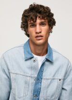 ⁦גברים 4N8XB848 Pepe Jeans דֵנִים ז'קט ג'ינס מבפנים החוצה⁩ – תמונה ⁦4⁩