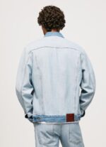 ⁦גברים 4N8XB848 Pepe Jeans דֵנִים ז'קט ג'ינס מבפנים החוצה⁩ – תמונה ⁦5⁩