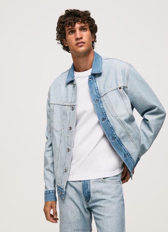d792d791d7a8d799d79d_4n8xb848_pepe_jeans_d793d6b5d7a0d6b4d799d79d_d796d7a7d798_d792d799d7a0d7a1_d79ed791d7a4d7a0d799d79d_d794d79.jpg גברים 4N8XB848 Pepe Jeans דֵנִים ז'קט ג'ינס מבפנים החוצה – תמונה 1