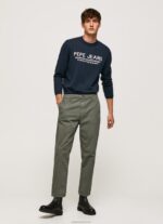 ⁦גברים 4N8XB850 Pepe Jeans dulwich ג'רזי צווארון מעוגל פלוטון⁩ – תמונה ⁦2⁩