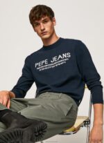 גברים 4N8XB850 Pepe Jeans dulwich ג'רזי צווארון מעוגל פלוטון