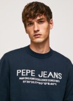 ⁦גברים 4N8XB850 Pepe Jeans dulwich ג'רזי צווארון מעוגל פלוטון⁩ – תמונה ⁦4⁩