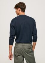 ⁦גברים 4N8XB850 Pepe Jeans dulwich ג'רזי צווארון מעוגל פלוטון⁩ – תמונה ⁦5⁩