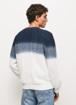 ⁦גברים 4N8XB851 Pepe Jeans לבן ג'רזי סריגת כבל perseo⁩ – תמונה ⁦4⁩
