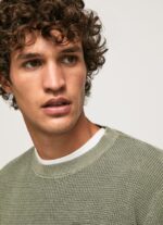 ⁦גברים 4N8XB853 Pepe Jeans יְצִיקָה ג'רזי כותנה סרוג ופל⁩ – תמונה ⁦4⁩