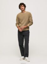 ⁦גברים 4N8XB855 Pepe Jeans גָמָל ג'רזי כותנה סרוג ופל⁩ – תמונה ⁦2⁩
