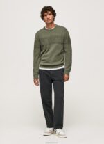 ⁦גברים 4N8XB856 Pepe Jeans יְצִיקָה ג'רסי כותנה עם צווארון עגול⁩ – תמונה ⁦2⁩