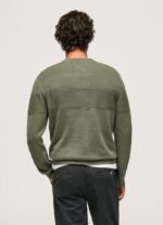 ⁦גברים 4N8XB856 Pepe Jeans יְצִיקָה ג'רסי כותנה עם צווארון עגול⁩ – תמונה ⁦4⁩