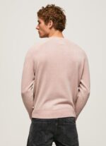⁦גברים 4N8XB863 Pepe Jeans ורוד אקונומיקה צווארון עגול ג'רזי כותנה⁩ – תמונה ⁦4⁩