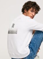 גברים 4N8XB867 Pepe Jeans לבן מגשר להדפסת תמונות