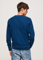 ⁦גברים 4N8XB868 Pepe Jeans אִינדִיגוֹ מגשר כותנה צווארון מעוגל⁩ – תמונה ⁦4⁩