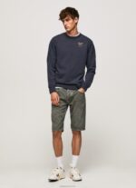 ⁦גברים 4N8XB873 Pepe Jeans dulwich מגשר כותנה צווארון מעוגל⁩ – תמונה ⁦2⁩