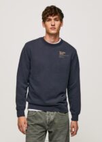 גברים 4N8XB873 Pepe Jeans dulwich מגשר כותנה צווארון מעוגל