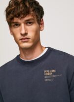 ⁦גברים 4N8XB873 Pepe Jeans dulwich מגשר כותנה צווארון מעוגל⁩ – תמונה ⁦3⁩