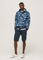 ⁦גברים 4N8XB879 Pepe Jeans לבן מגשר מודפס הסוואה⁩ – תמונה ⁦2⁩