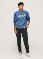 ⁦גברים 4N8XB881 Pepe Jeans אוזי מגשר כותנה צווארון מעוגל⁩ – תמונה ⁦2⁩