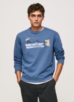 ⁦גברים 4N8XB881 Pepe Jeans אוזי מגשר כותנה צווארון מעוגל⁩ – תמונה ⁦3⁩