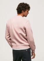 ⁦גברים 4N8XB882 Pepe Jeans ורוד אקונומיקה מגשר כותנה לוגו רקום⁩ – תמונה ⁦4⁩