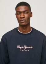 ⁦גברים 4N8XB884 Pepe Jeans dulwich מגשר כותנה לוגו מודפס⁩ – תמונה ⁦3⁩