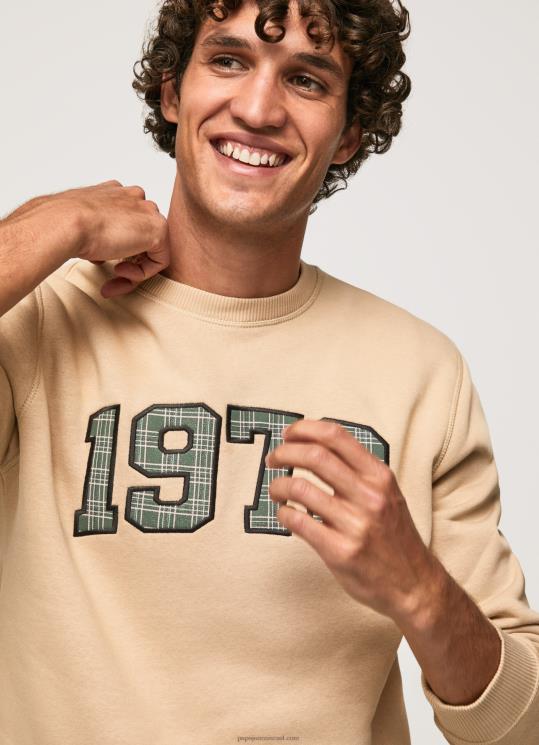d792d791d7a8d799d79d_4n8xb889_pepe_jeans_d790d6b6d791d6b6d79f_d79ed792d7a9d7a8_d79bd795d7aad7a0d794_d79cd795d792d795_1973.jpg גברים 4N8XB889 Pepe Jeans אֶבֶן מגשר כותנה לוגו 1973 – תמונה 1