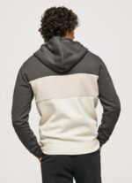 ⁦גברים 4N8XB892 Pepe Jeans שטוף שחור מגשר רוכסן כותנה⁩ – תמונה ⁦4⁩