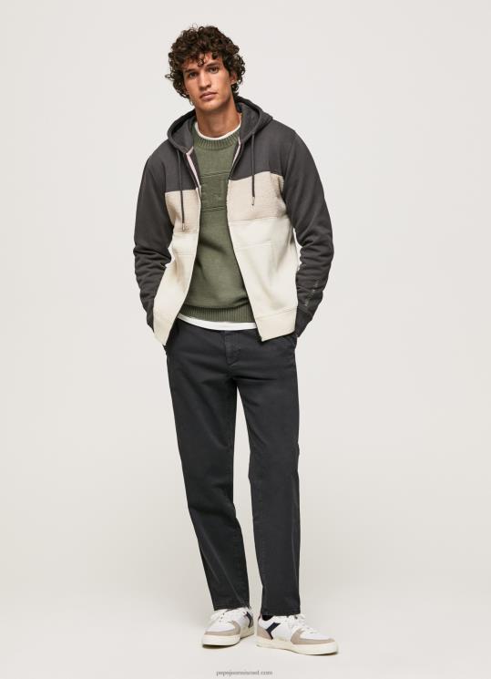 d792d791d7a8d799d79d_4n8xb892_pepe_jeans_d7a9d798d795d7a3_d7a9d797d795d7a8_d79ed792d7a9d7a8_d7a8d795d79bd7a1d79f_d79bd795d7aad7a.jpg גברים 4N8XB892 Pepe Jeans שטוף שחור מגשר רוכסן כותנה – תמונה 1