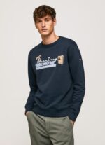 ⁦גברים 4N8XB894 Pepe Jeans dulwich מגשר כותנה צווארון מעוגל⁩ – תמונה ⁦2⁩