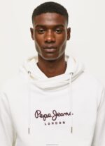 ⁦גברים 4N8XB903 Pepe Jeans לבן מגשר לוגו בצפיפות גבוהה⁩ – תמונה ⁦3⁩