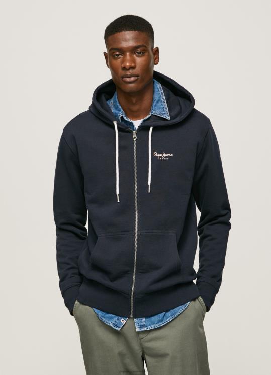 d792d791d7a8d799d79d_4n8xb905_pepe_jeans_dulwich_d79ed792d7a9d7a8_d7a2d79d_d7a8d795d79bd7a1d79f_d791d794d793d7a4d7a1_d79cd795d792d7.jpg גברים 4N8XB905 Pepe Jeans dulwich מגשר עם רוכסן בהדפס לוגו – תמונה 1