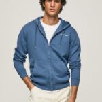 גברים 4N8XB911 Pepe Jeans jarman מגשר לוגו עם רוכסן