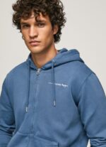 ⁦גברים 4N8XB911 Pepe Jeans jarman מגשר לוגו עם רוכסן⁩ – תמונה ⁦3⁩