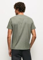⁦גברים 4N8XB914 Pepe Jeans יְצִיקָה חולצת טריקו מכותנה לוגו רקום⁩ – תמונה ⁦4⁩